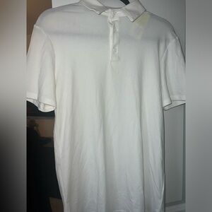 Men’s White Polo T-Shirt